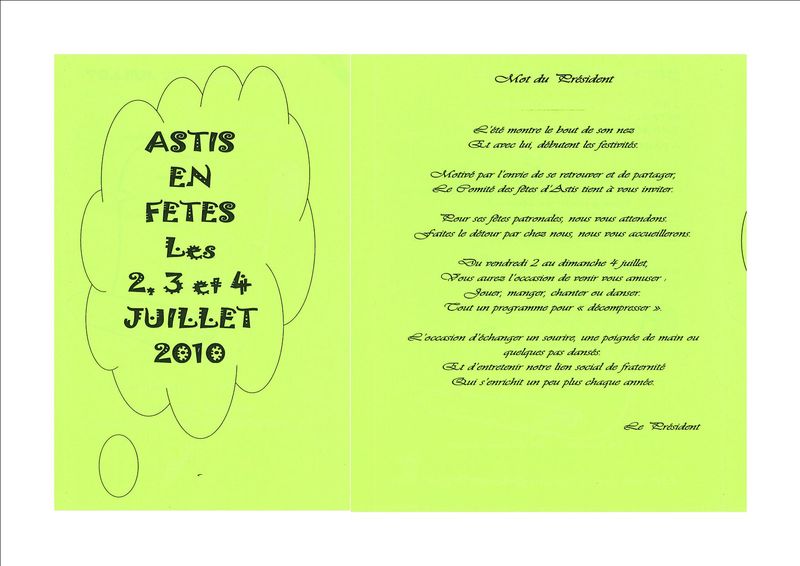 Fêtes d'Astis